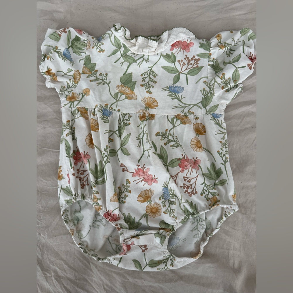 Floral Baby Romper